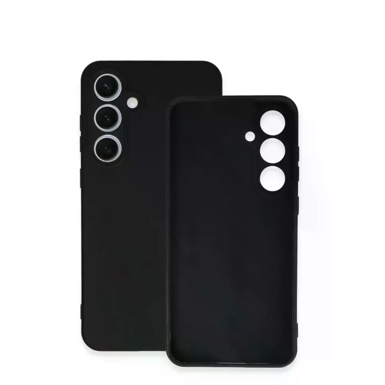 Samsung Galaxy S24 Fe Kılıf Nano İçi Kadife Silikon - Siyah