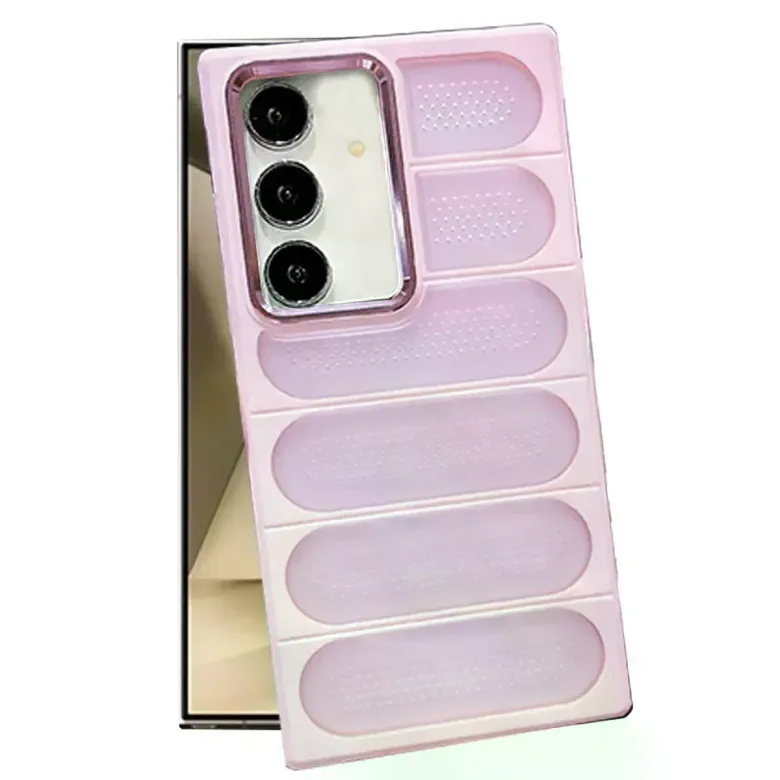 Samsung Galaxy S24 Kılıf Airmax Silikon Kapak - Pembe