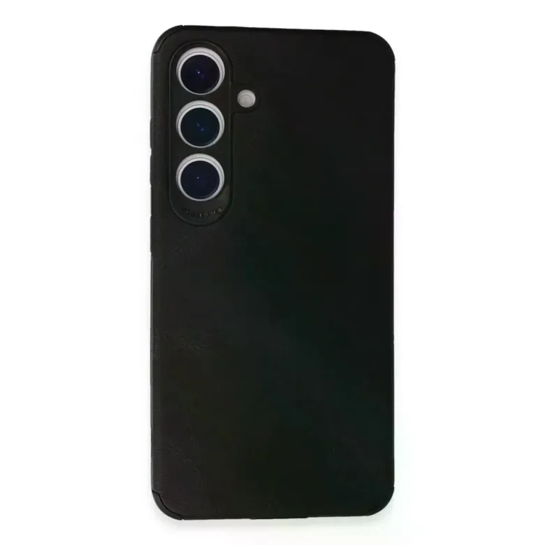 Samsung Galaxy S24 Kılıf Loop Deri Silikon - Siyah