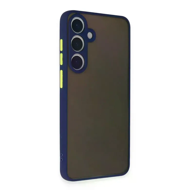 Samsung Galaxy S24 Kılıf Montreal Silikon Kapak - Lacivert