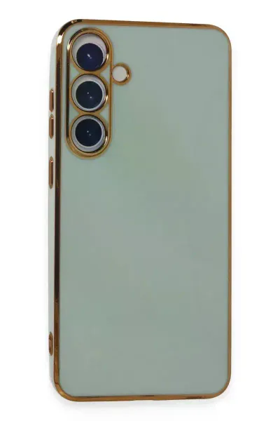 Samsung Galaxy S24 Plus Kılıf Volet Silikon - Açık Yeşil