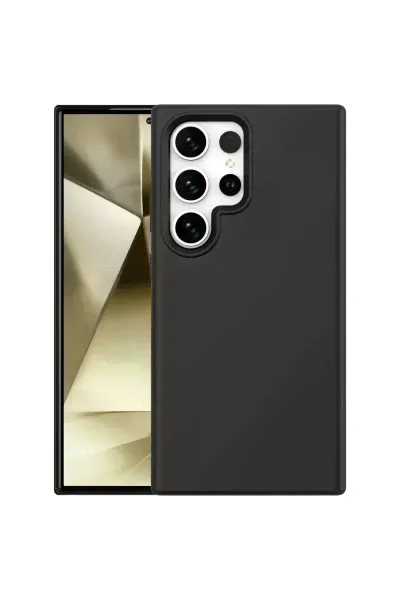Samsung Galaxy S24 Ultra Kılıf First Silikon - Siyah
