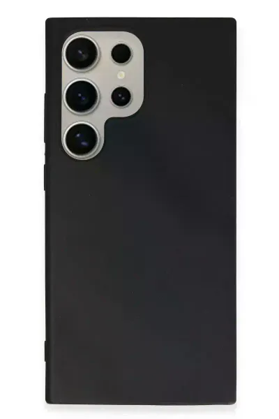 Samsung Galaxy S24 Ultra Kılıf First Silikon - Siyah