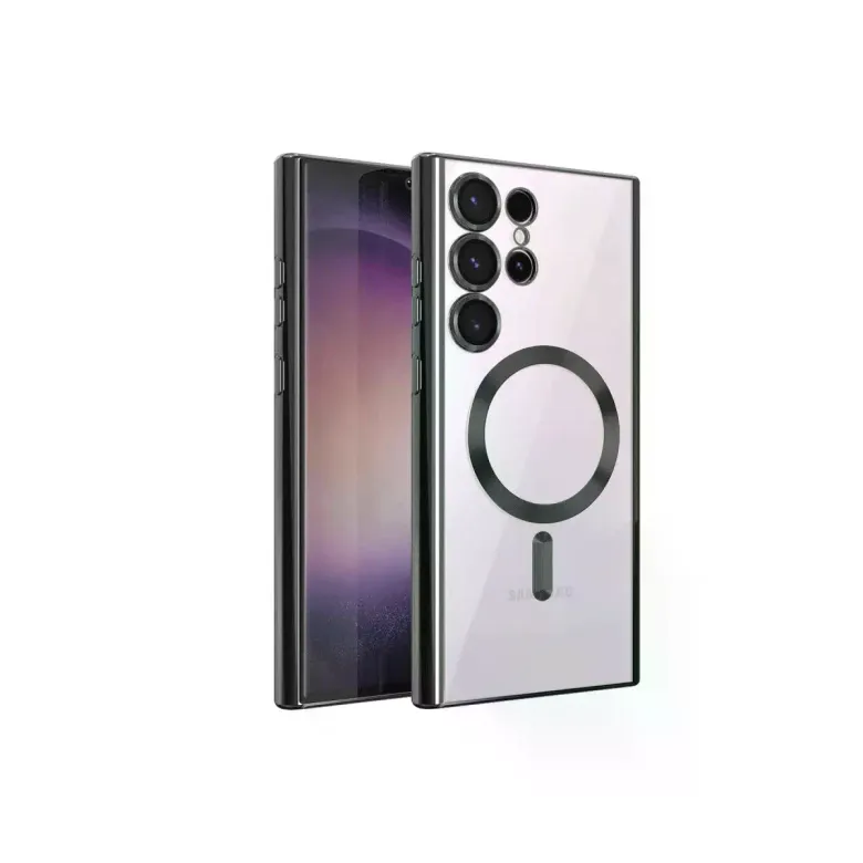Samsung Galaxy S24 Ultra Kılıf Kross Magneticsafe Kapak - Siyah