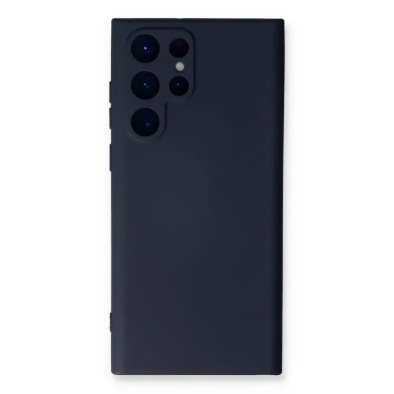 Samsung Galaxy S24 Ultra Kılıf Nano İçi Kadife Silikon - Lacivert