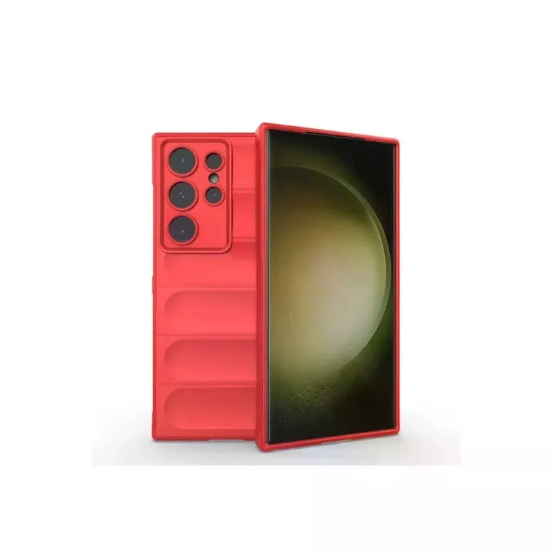 Samsung Galaxy S24 Ultra Kılıf Optimum Silikon - Kırmızı