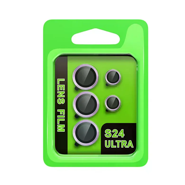 Samsung Galaxy S24 Ultra Raze Metal Kamera Lens - Mor