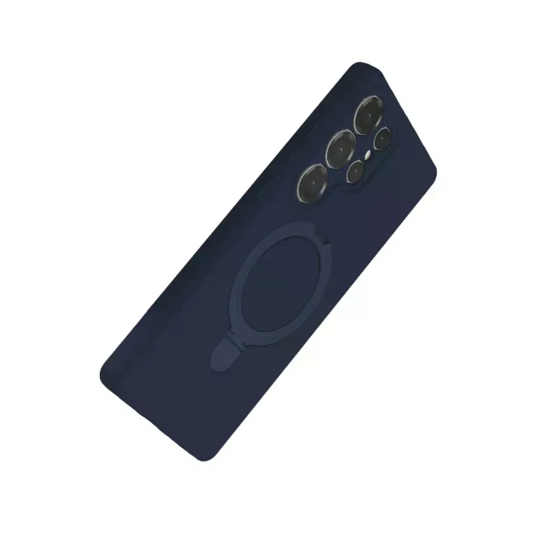 Samsung Galaxy S24 Ultra Regal Magsafe Standlı Kapak - Lacivert