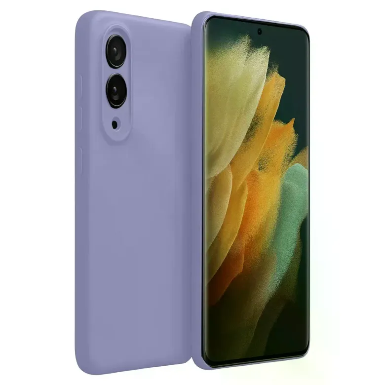 Samsung Galaxy S25 Edge First Silikon - Lila