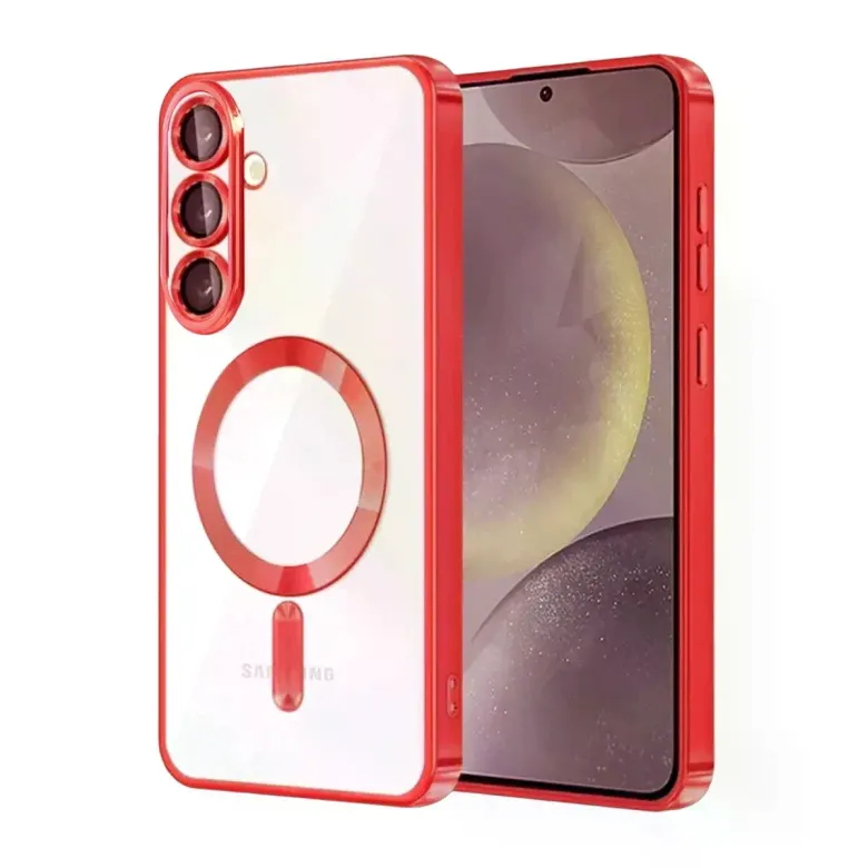 Samsung Galaxy S25 Fe Kross Magneticsafe Kapak - Kırmızı