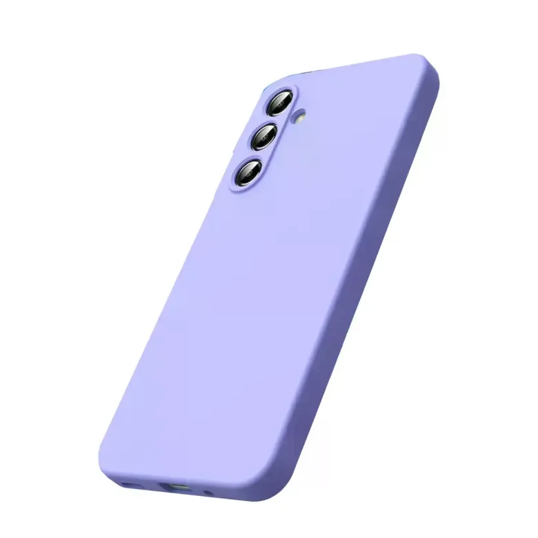 Samsung Galaxy S25 Fe Nano İçi Kadife Silikon - Lila
