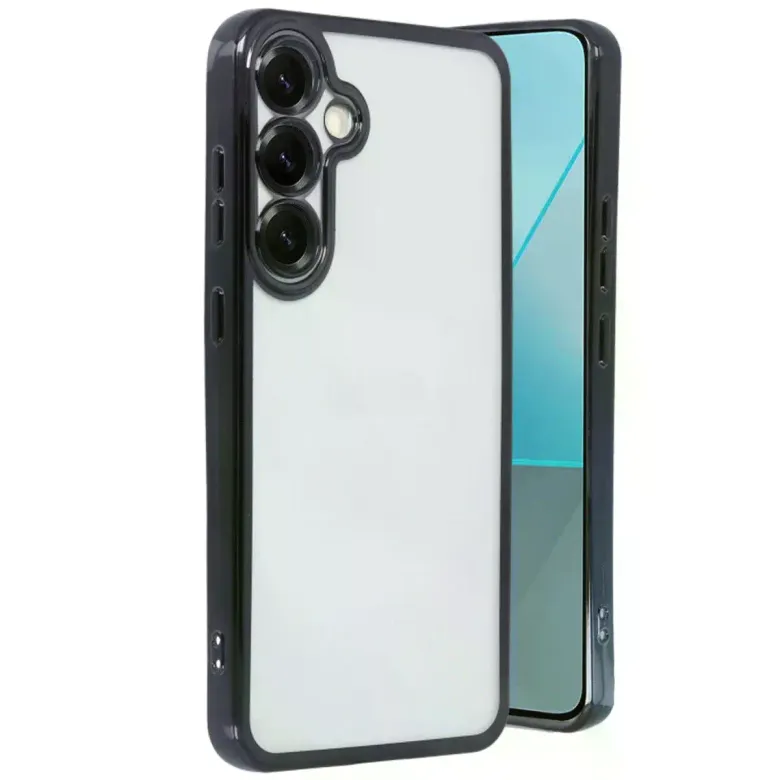 Samsung Galaxy S25 Kılıf Razer Lensli Silikon - Siyah