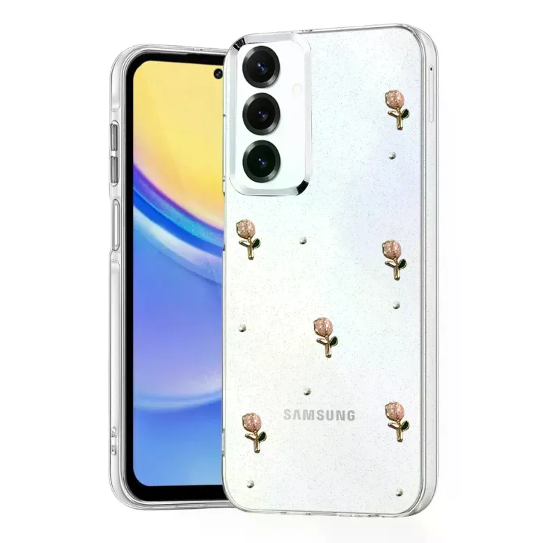 Samsung Galaxy S25 Plus Fiyonk Desenli Kapak - Desen 6