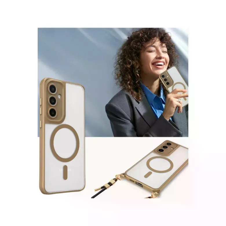 Samsung Galaxy S25 Plus Kılıf Enka Magsafe Silikon Kılıf - Lacivert
