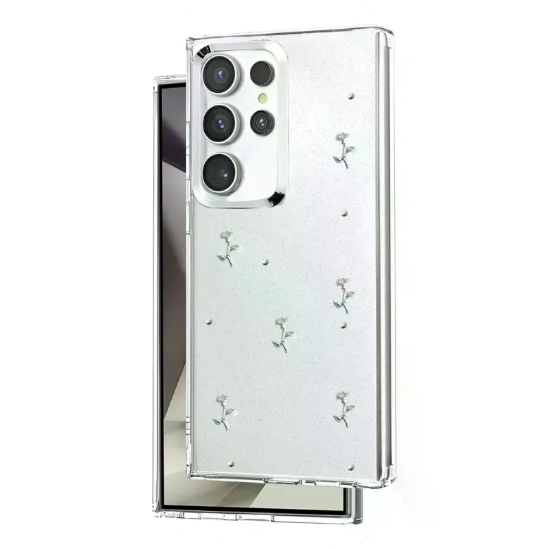 Samsung Galaxy S25 Ultra Fiyonk Desenli Kapak - Desen 4