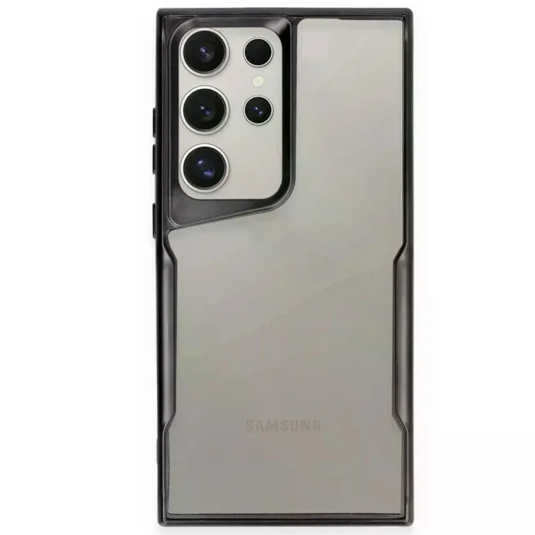 Samsung Galaxy S25 Ultra Kılıf Boyi Silikon Kapak - Siyah