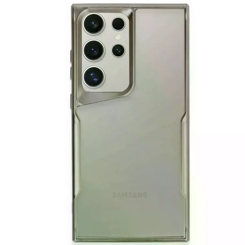 Samsung Galaxy S25 Ultra Kılıf Boyi Silikon Kapak - Titan Gri