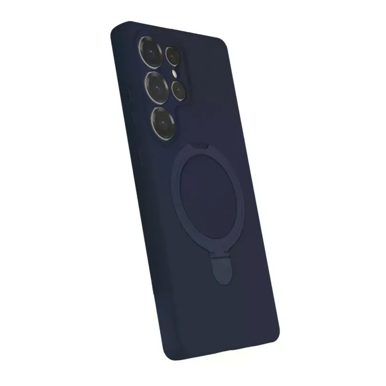 Samsung Galaxy S25 Ultra Regal Magsafe Standlı Kapak - Lacivert