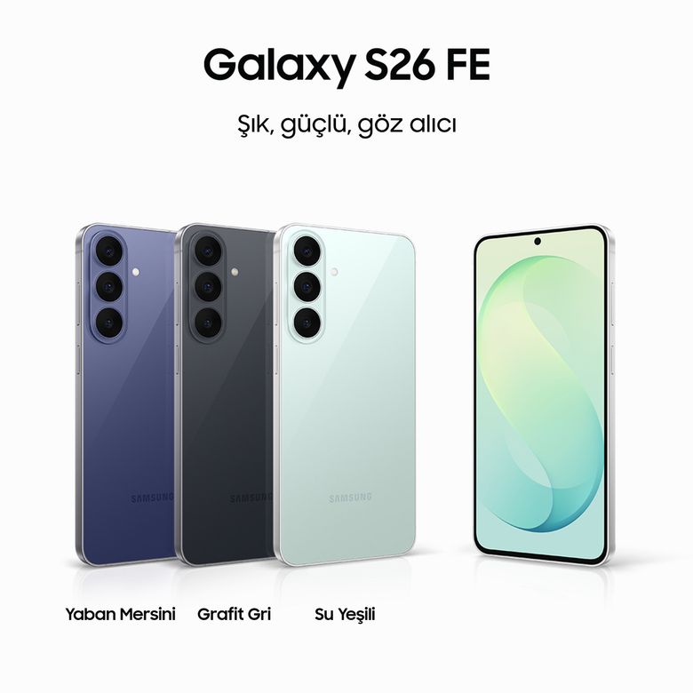 Samsung Galaxy S26 FE 256 8 GB (Samsung Türkiye Garantili) Yeşil