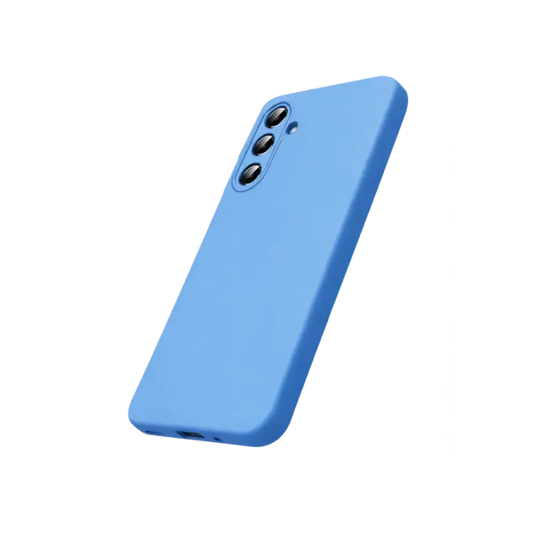 Samsung Galaxy S26 FE Nano içi Kadife Silikon - Mavi