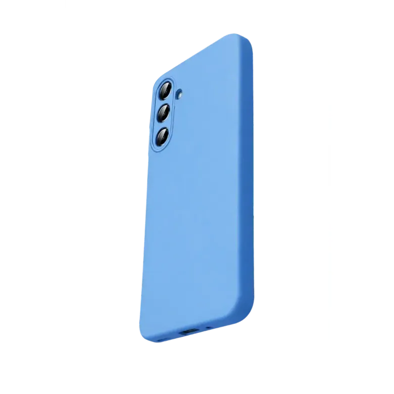 Samsung Galaxy S26 FE Nano içi Kadife Silikon - Mavi