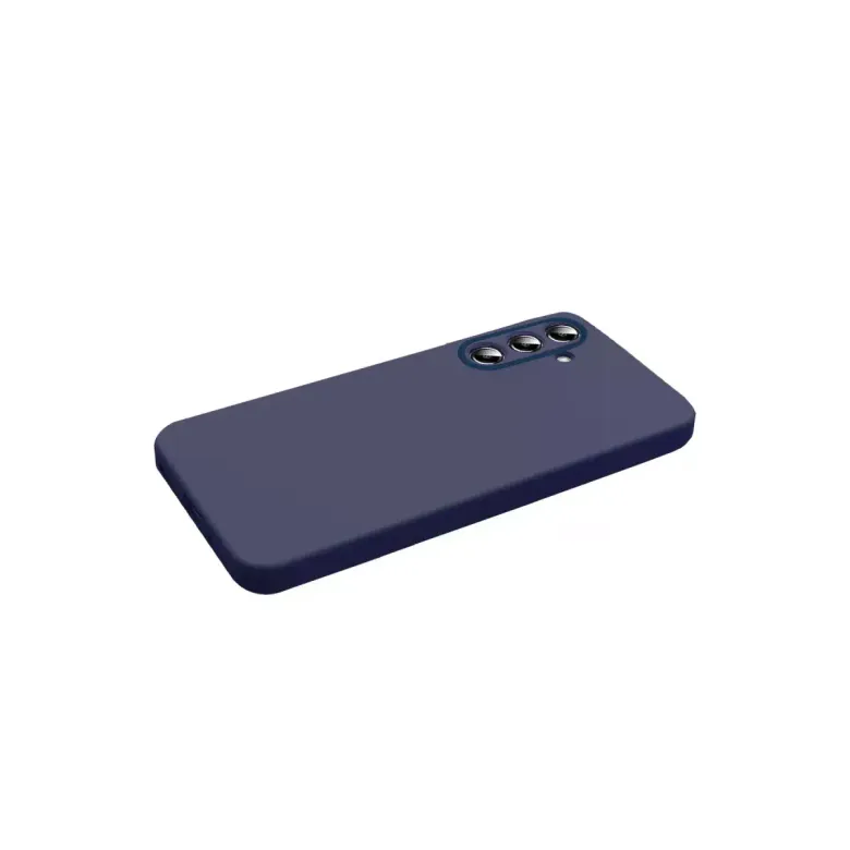 Samsung Galaxy S26 Nano İçi Kadife Silikon - Lacivert