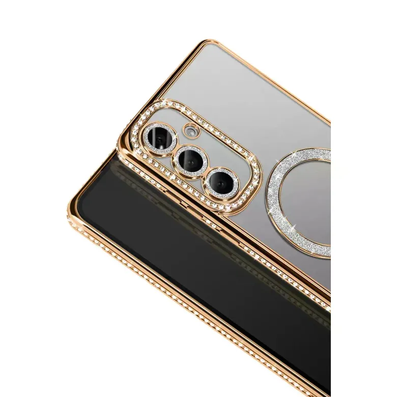 Samsung Galaxy S26 Plus Joke Simli Magneticsafe Kılıf - Gold