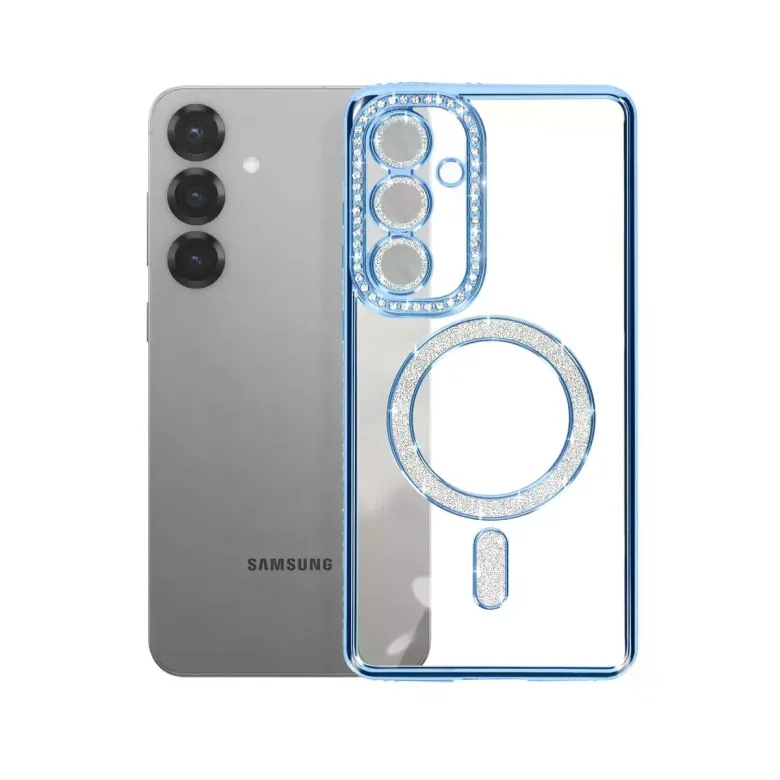 Samsung Galaxy S26 Plus Joke Simli Magneticsafe Kılıf - Mavi