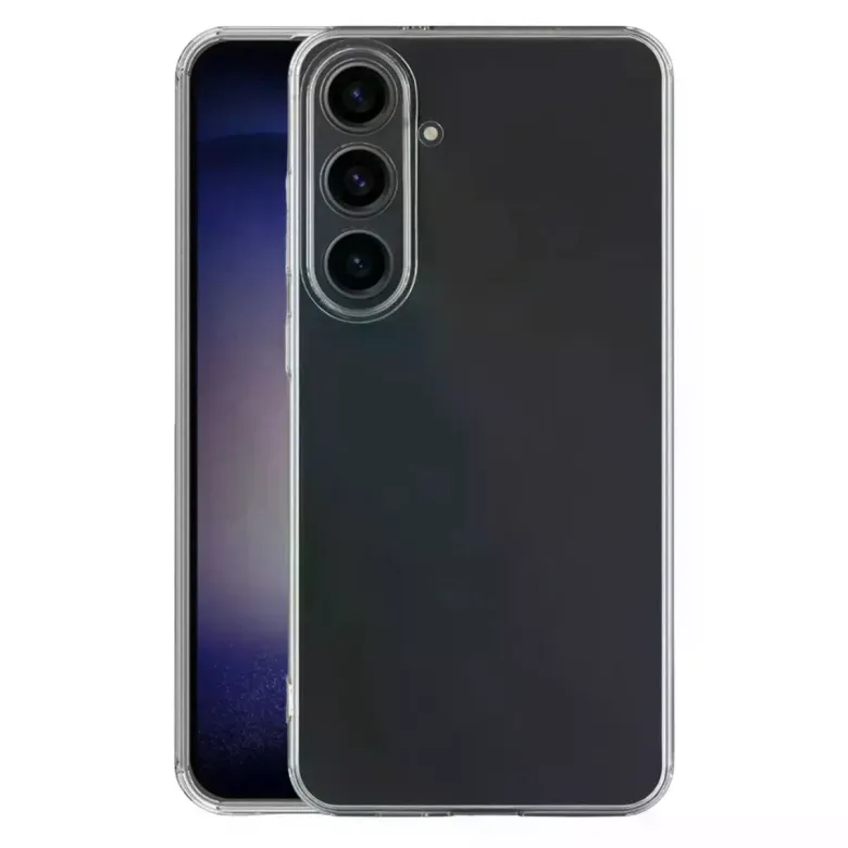 Samsung Galaxy S26 Plus Lüx Şeffaf Silikon - Şeffaf