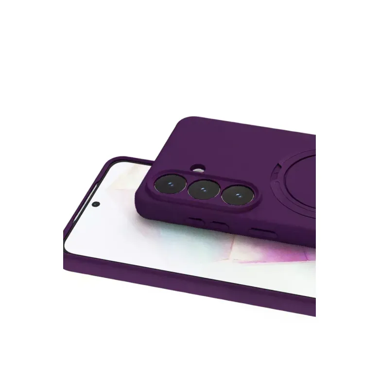 Samsung Galaxy S26 Plus Regal Magsafe Standlı Kapak - Derin Mor