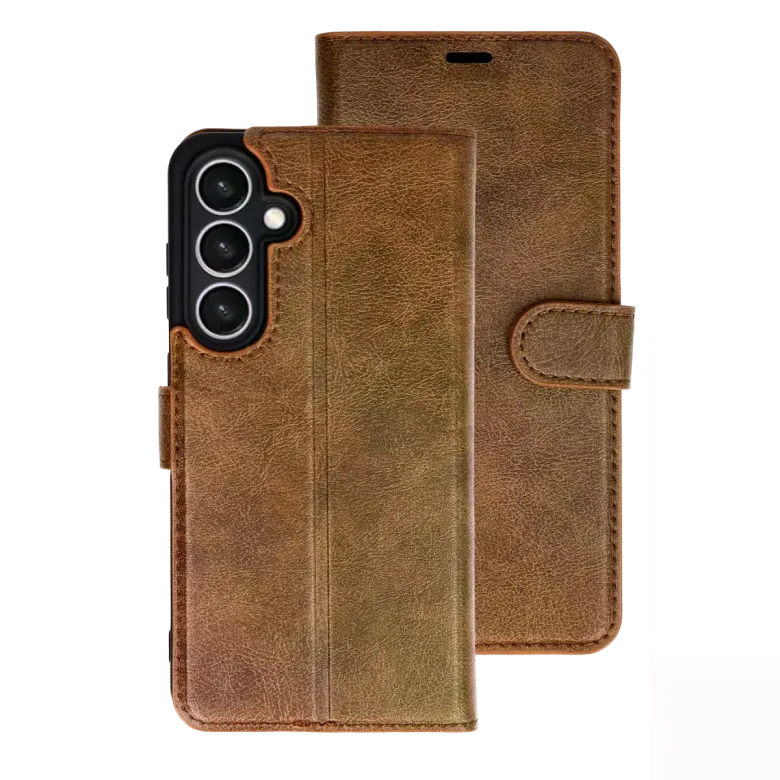 Samsung Galaxy S26 Plus Trend S Plus Kapaklı Kılıf - Taba