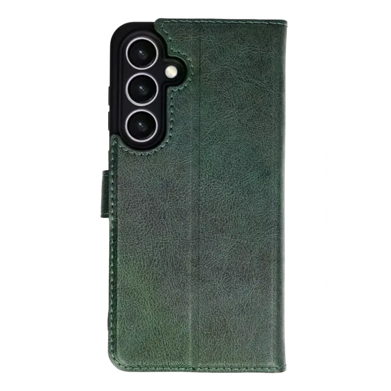 Samsung Galaxy S26 Plus Trend S Plus Kapaklı Kılıf - Yeşil
