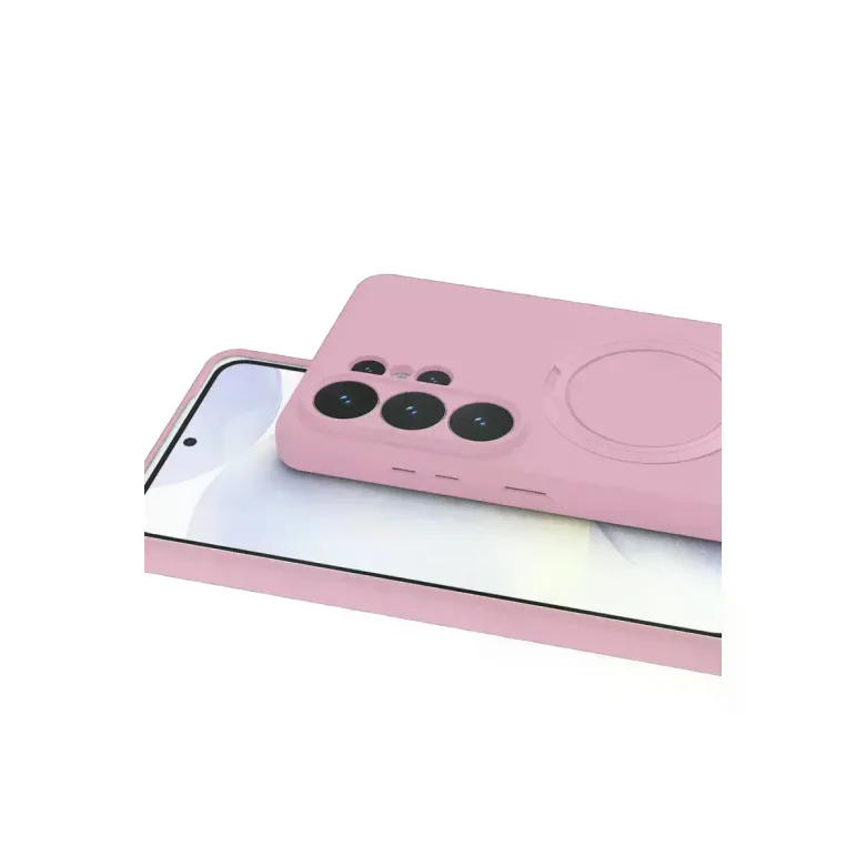 Samsung Galaxy S26 Ultra Regal Magsafe Standlı Kapak - Açık Pembe