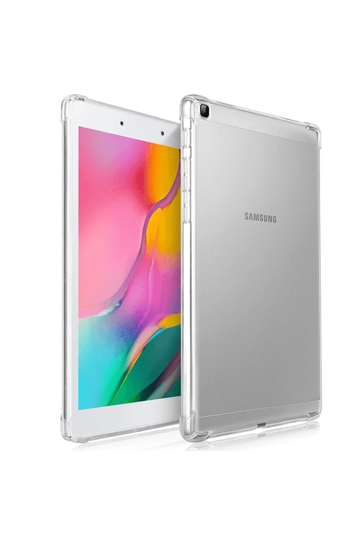 Samsung Galaxy T290 Tab A 8 Kılıf Anti Shock Tablet Silikon - Şeffaf