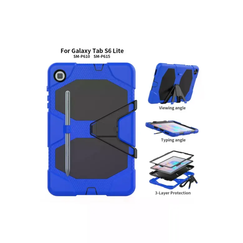 Samsung Galaxy T500 Tab A7 10.4 Kılıf Griffin Tablet Kapak - Mavi