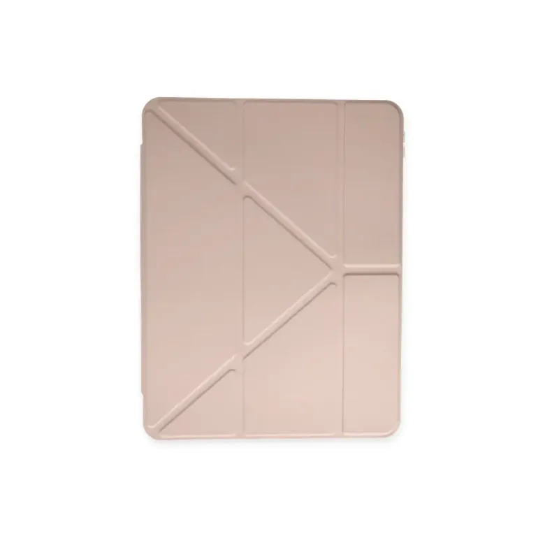 Samsung Galaxy T870 Tab S7 11 Kılıf Kalemlikli Mars Tablet Kılıfı - Rose Gold
