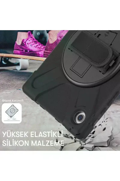 Samsung Galaxy X200 Tab A8 10.5 Kılıf Amazing Tablet Kapak - Mavi