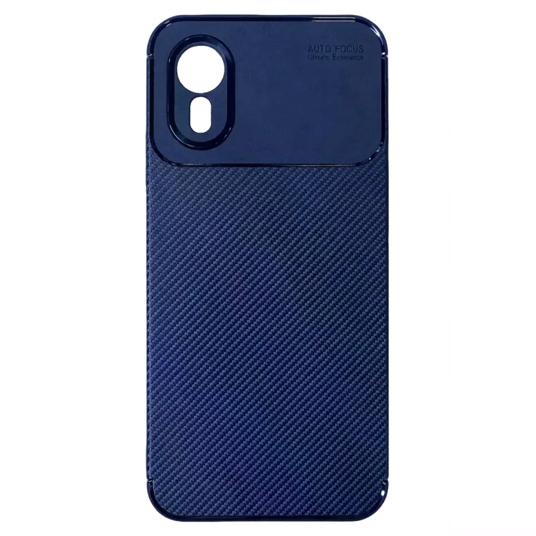 Samsung Galaxy Xcover 7 Kılıf Auto Focus Karbon Kapak - Lacivert