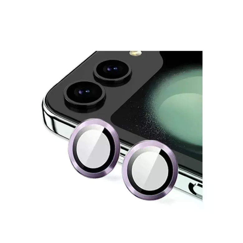 Samsung Galaxy Z Flip 5 Valdez Metal Kamera Lens - Derin Mor
