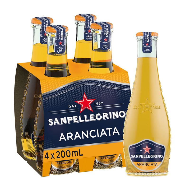 San Pellegrino sanpellegrino9902 Sanpellegrino Portakallı Gazlı İçecek 4 X 200 Ml