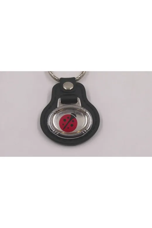 SANAT TACİRİ 370693789 Uğur Böceği Temalı Metal Anahtarlık
