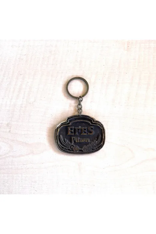 SANAT TACİRİ 45YDFB Vintage Anahtarlik Altin Sarisi Anahtarlik Metal Anahtarlik