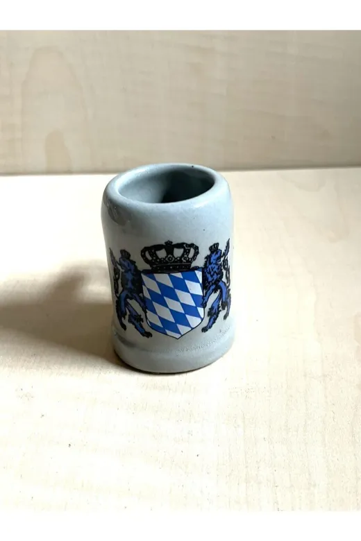 SANAT TACİRİ 4Q6EAF Vintage 2Cl Tankart Porselen Tankart Mini Tankart Shot Bardağı No 7433