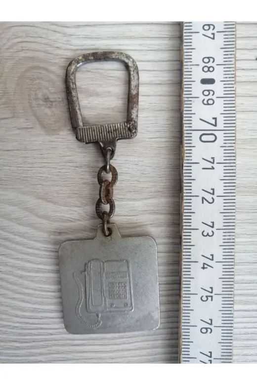 SANAT TACİRİ 764936559 Koleksiyonluk Turk Telekom Anahtarlık Turktelefon Anahtarlık Metal Anahtarlık