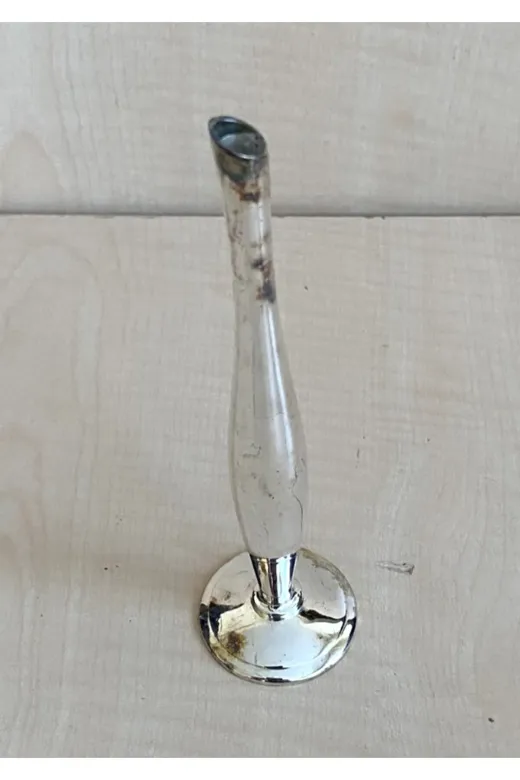 SANAT TACİRİ 80074AA6K8 1 Adet Vintage Gümüş Kaplama Karanfillik