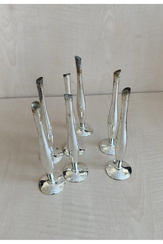 SANAT TACİRİ 80074AA6K8 1 Adet Vintage Gümüş Kaplama Karanfillik