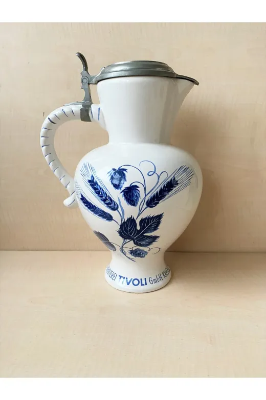 SANAT TACİRİ 8038183831F2 Avrupa Sürahi Koleksiyonluk Kalin Porselen Sürahi