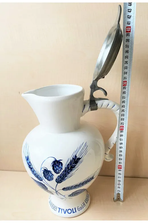 SANAT TACİRİ 8038183831F2 Avrupa Sürahi Koleksiyonluk Kalin Porselen Sürahi