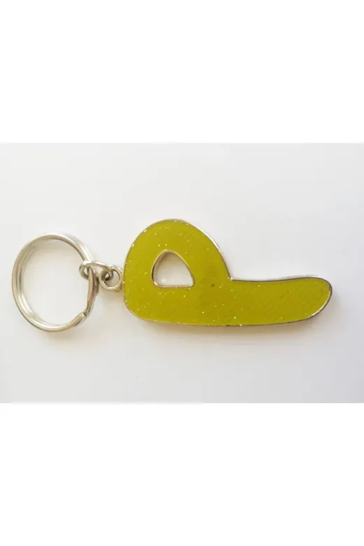 SANAT TACİRİ EK3563083 Metal Anahtarlık P Harf Anahtarlık Çanta Süsü