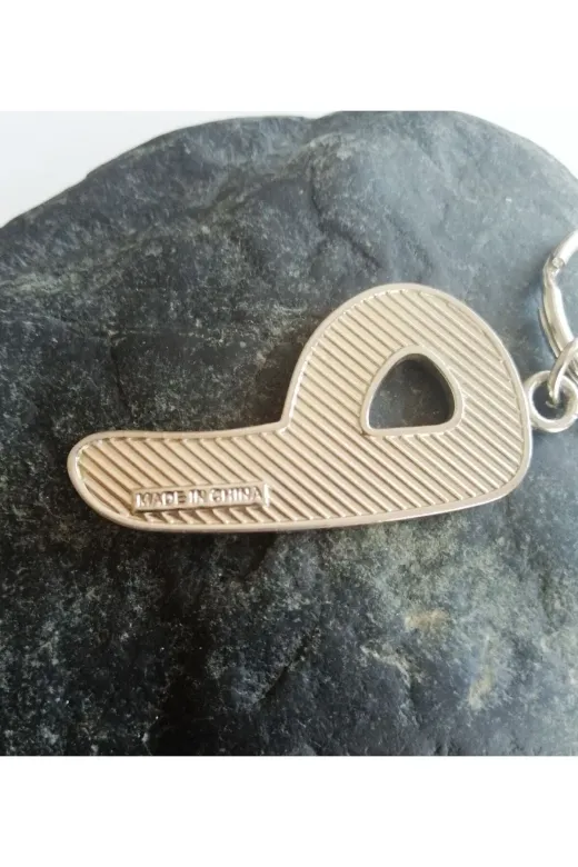 SANAT TACİRİ EK3563083 Metal Anahtarlık P Harf Anahtarlık Çanta Süsü